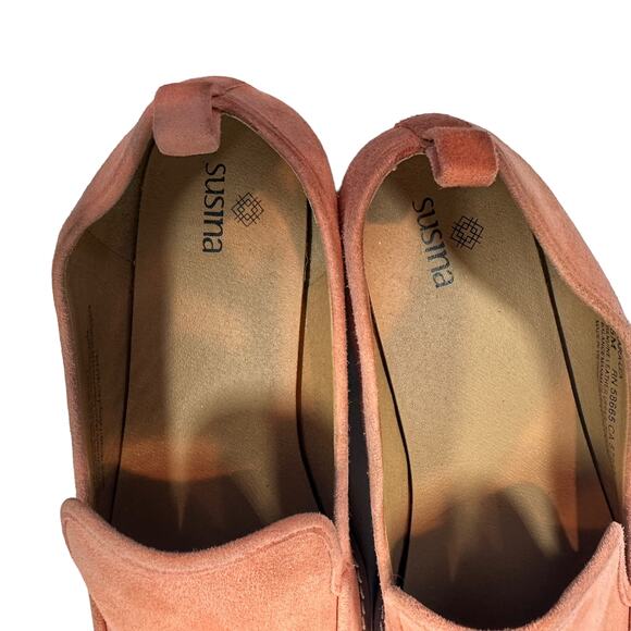 SUSINA Women's Sz: 6 M Peach Suede Kaira-Lea Slip-On Casual Loafers Flats Shoes - Picture 15 of 15